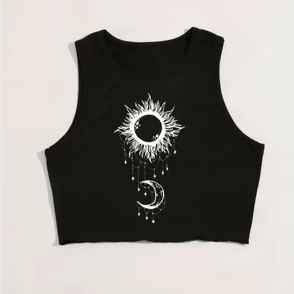 Sun & moon crop top size S - Picture 3 of 5